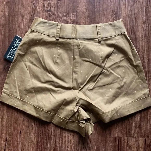 Macy’s x Danielle Bernstein Boyfriend Dress Shorts Polka Dot NWT - Picture 3 of 12